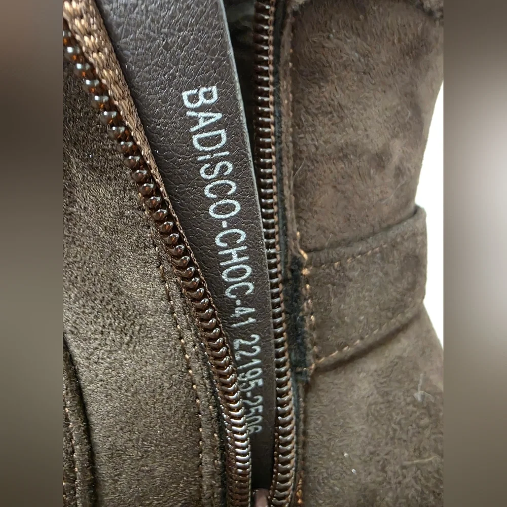 Flexus By Spring Step Badisco Chocolate Brown Ankle Boots Womens Size 9.5/ 41
